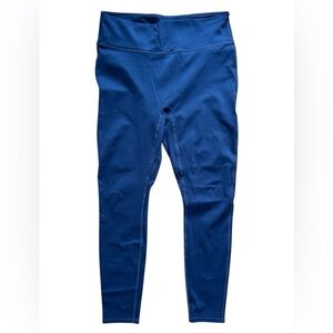 Fabletics Motion 365 Leggings Womens Blue Skinny Stretch Yoga Gym High Rise XL*